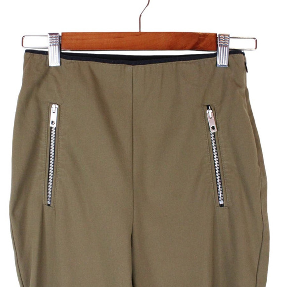 RAG & BONE Collier High-Rise Pants in Olive Green Women’s Size 6 - Picture 3 of 12